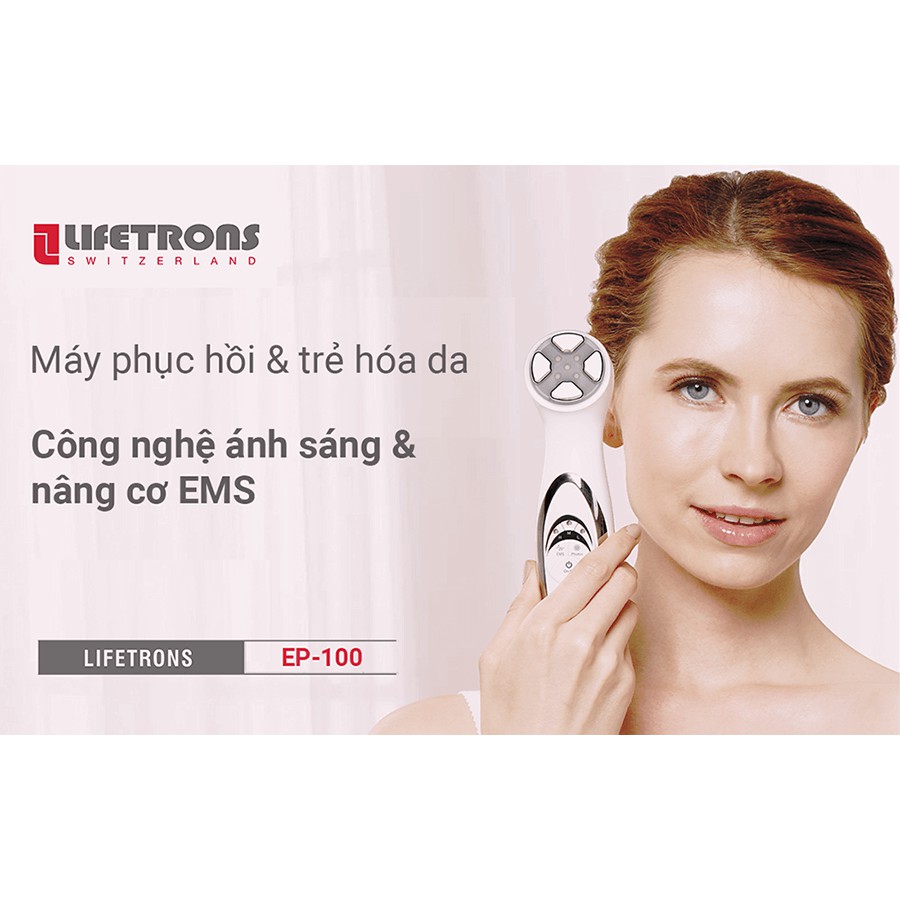 [Mã INCU300 giảm 10% đơn 499K] Máy Phục Hồi và Trẻ Hóa Da Lifetrons EP-100