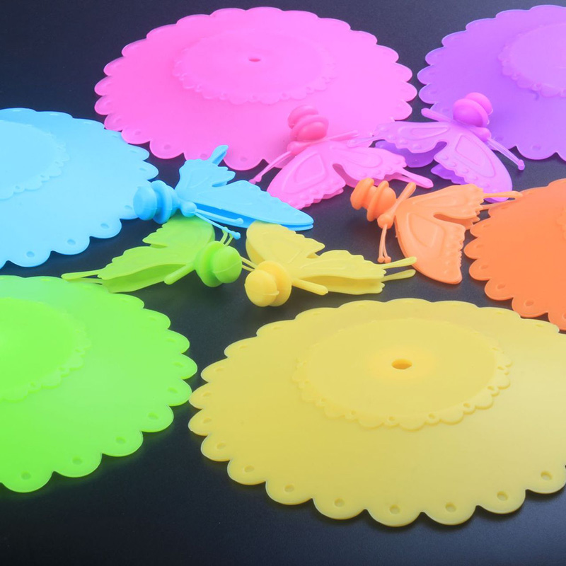 Nắp Đậy Ly Chống Tràn Bằng Silicone Có Thể Tái Sử Dụng
