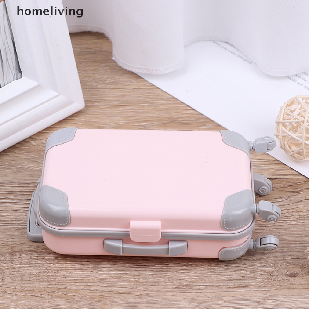 Vali Du Lịch Mini Bằng Nhựa Cho Búp Bê