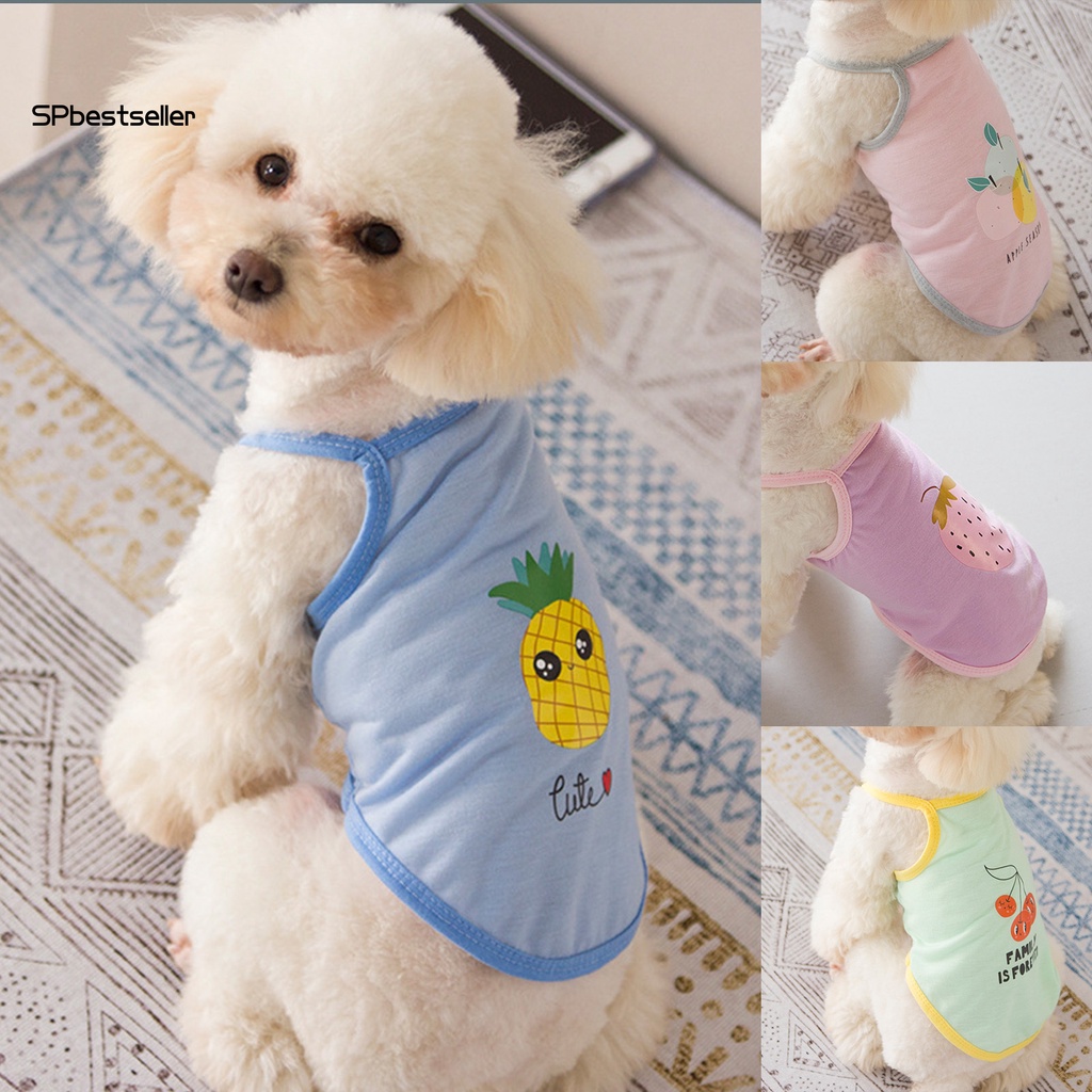 Áo Sát Nách Mềm Mại Dễ Phối Đồ Thời Trang Mùa Hè Cho Cún Cưng