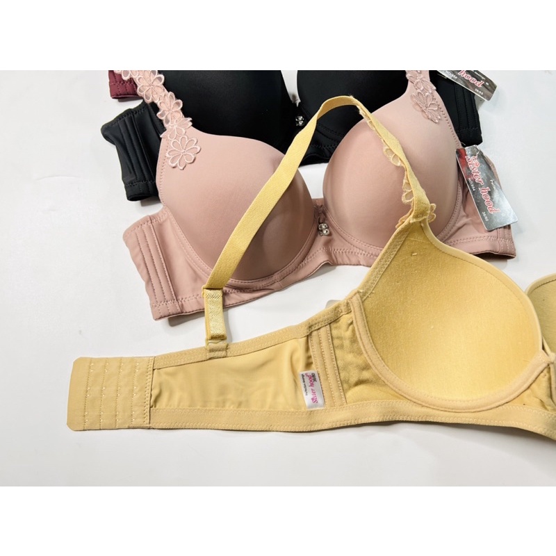 Áo ngực Bigsize Thái Lan mút mỏng dây phối ren Sisterhood 954