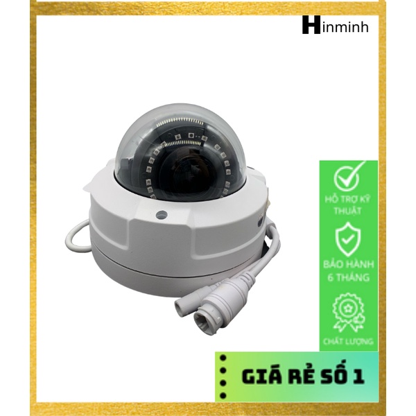 Camera IP Dome zoom 4X kim loại 3.0MP