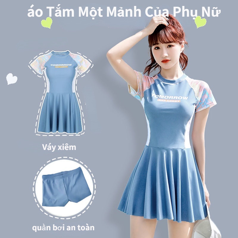 Bikini đi biển quyến rũ thời trang Hàn Quốc liền mảnh cho nữ