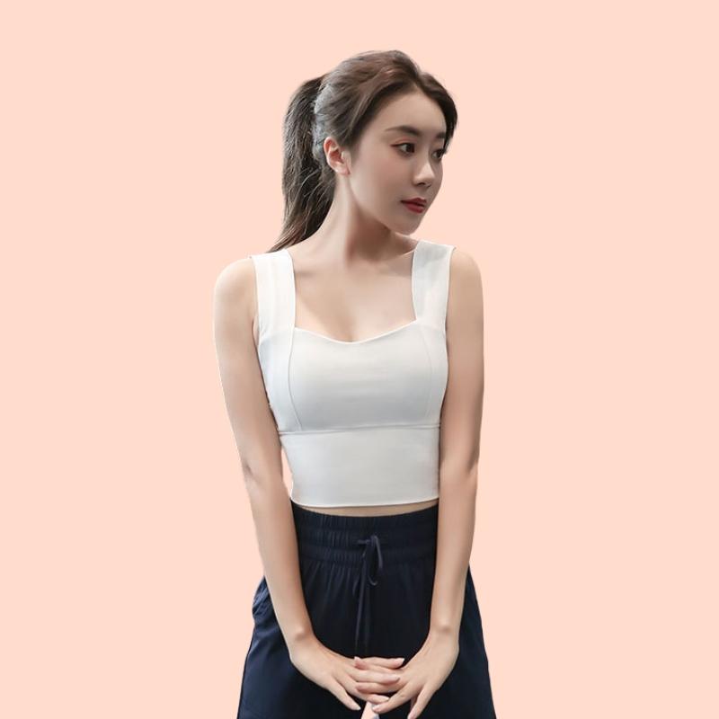 Áo Bra Ren 2 Dây Bảng To, Áo Lót Su Đẹp Thể Thao Dáng Dài [Có Mút Ngực] - 123