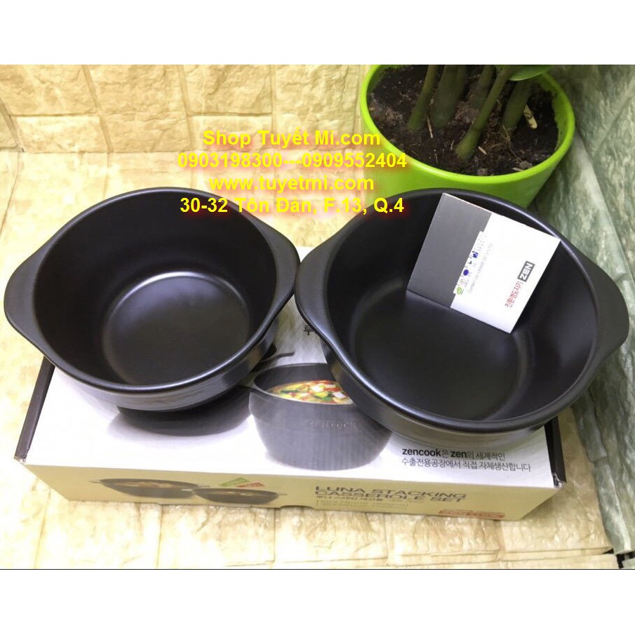 Set 2 nồi sứ cao cấp Zen Cook Luna SLT651