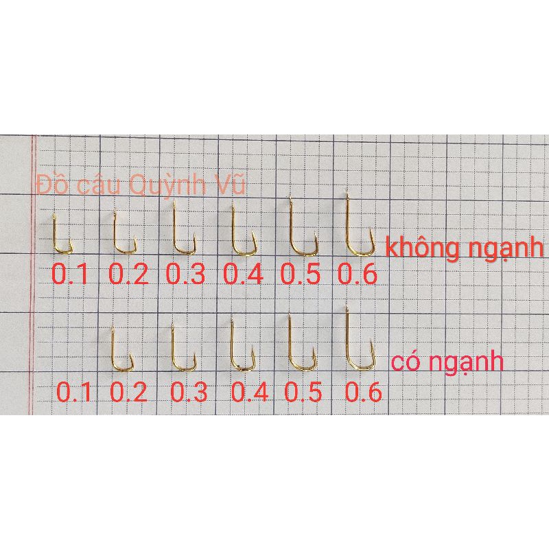 Lưỡi câu cá diêc , chép nhập khẩu chính hãng Nhật Bản siêu mảnh siêu cứng siêu bén