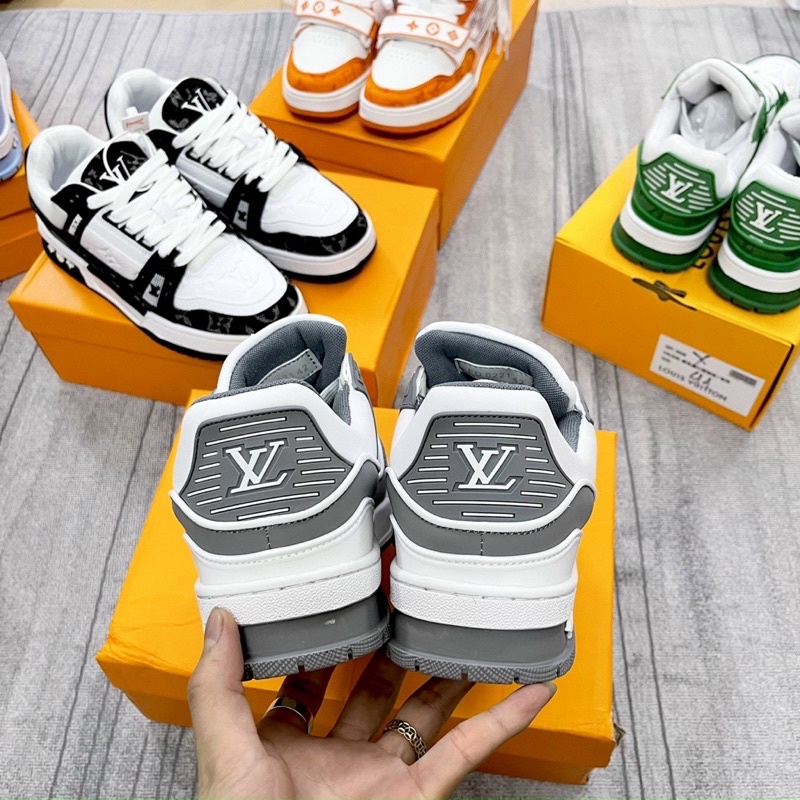 Giày thể thao sneaker lv xám mới bản cao cấp