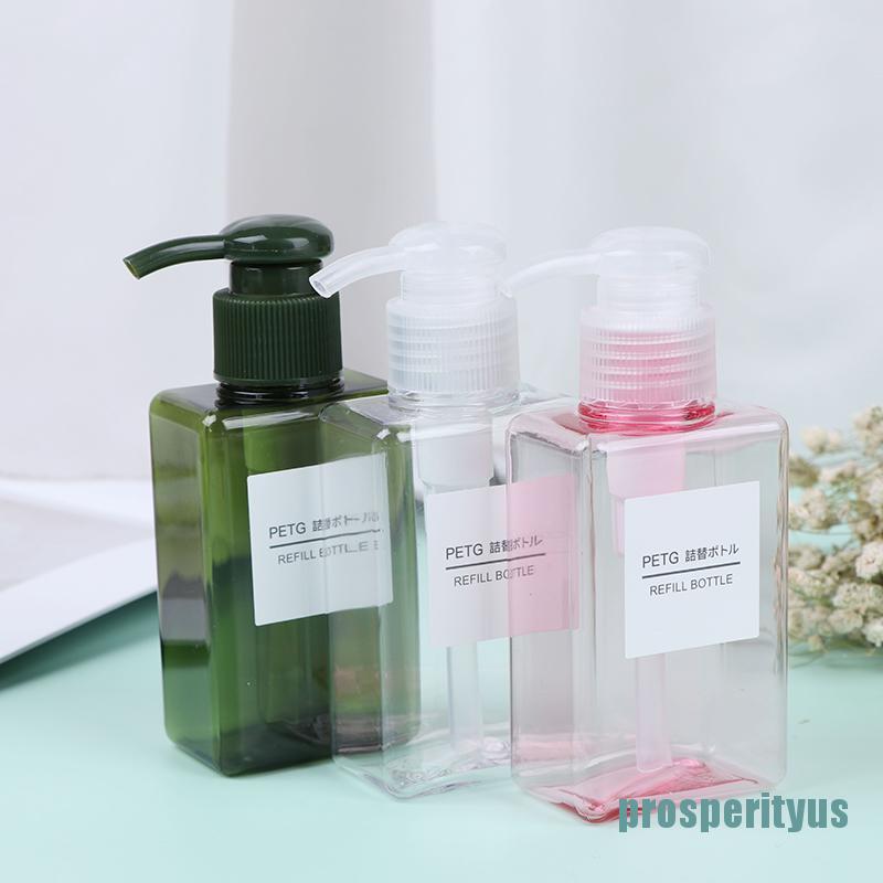 Bình rỗng đựng xà phòng/ dầu gội/ sữa dưỡng 100ml tiện dụng