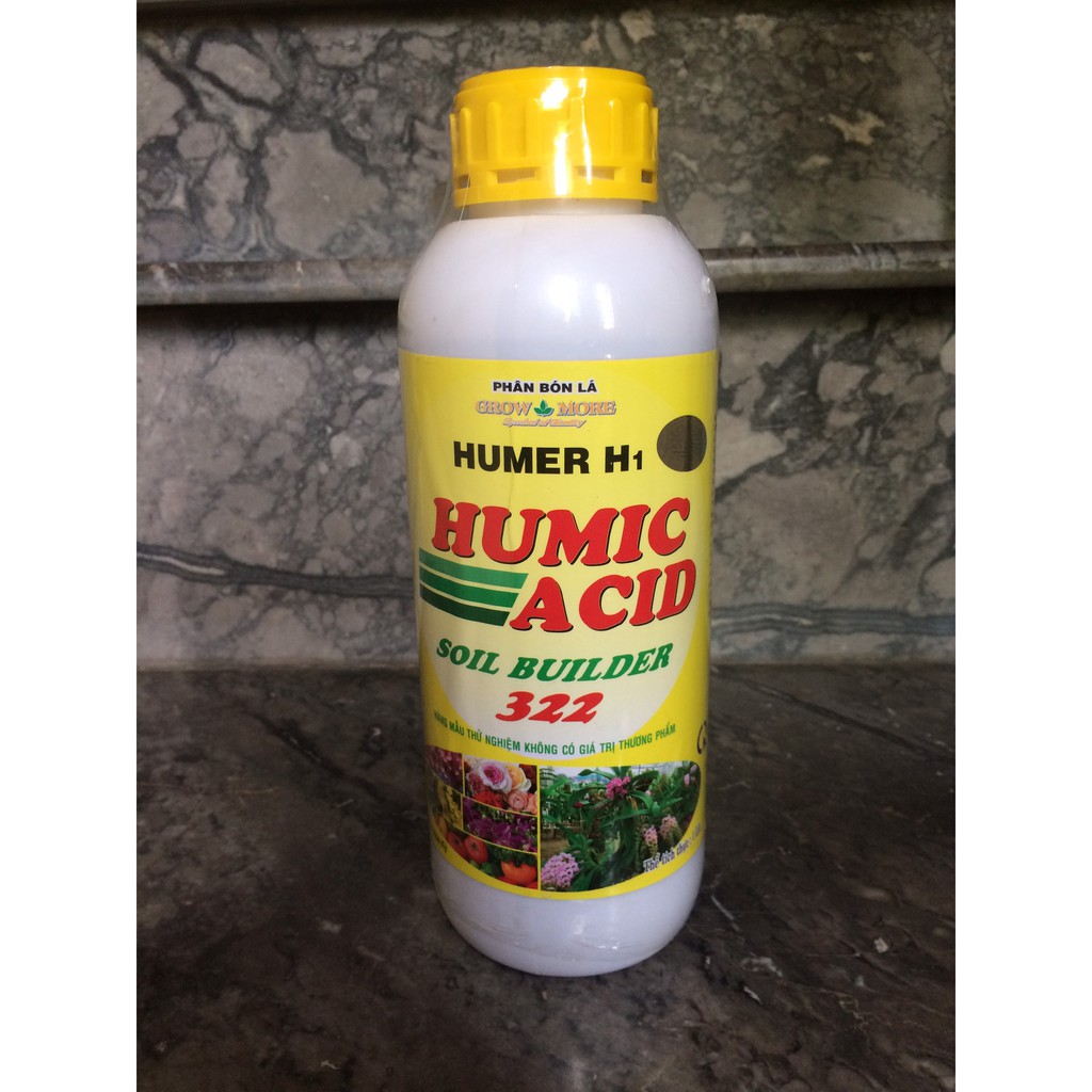 Humic acid 322 phân bón lá hữu cơ giúp bộ rễ phát triển, ra nhiều chồi dành cho hoa lan cây cảnh