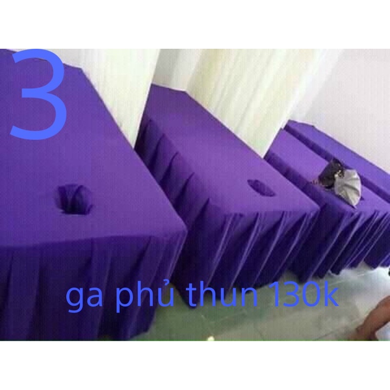 Ga thun phủ spa, y tế, nối mi, thẩm mỹ viện- chất liệu thun lạnh | BigBuy360 - bigbuy360.vn