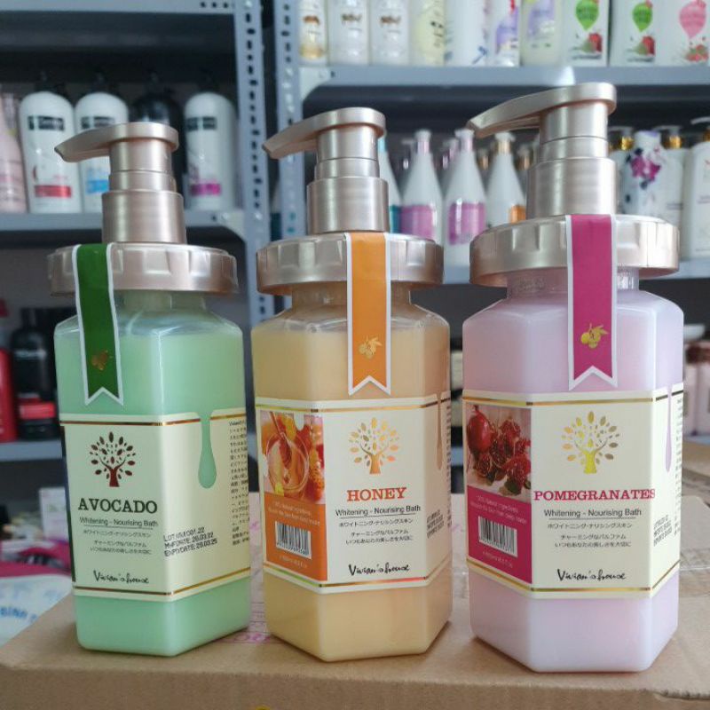 Sữa tắm Vivian's house Whitening-Nourising Bath 600ml