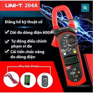 HOT-Đồng hồ đo kẹp dòng UNI-T UT204A