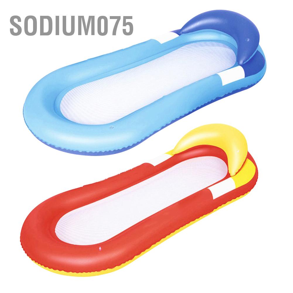 Hot Deals Hồ bơi mùa hè dành cho nam và nữ bể bơi bè nổi bơm hơi đơn ghế thư giãn đồ chơi nước đồ chơi bơi lội Spot ExpressSodium075