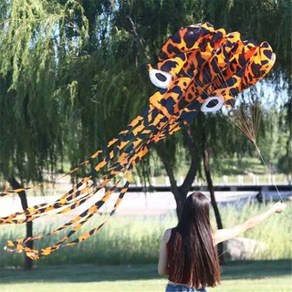 Diều Bạch Tuộc Động Vật Không Khung 4M Diều Đóng Thế Diều Đơn Cho Trẻ Em Người Lớn