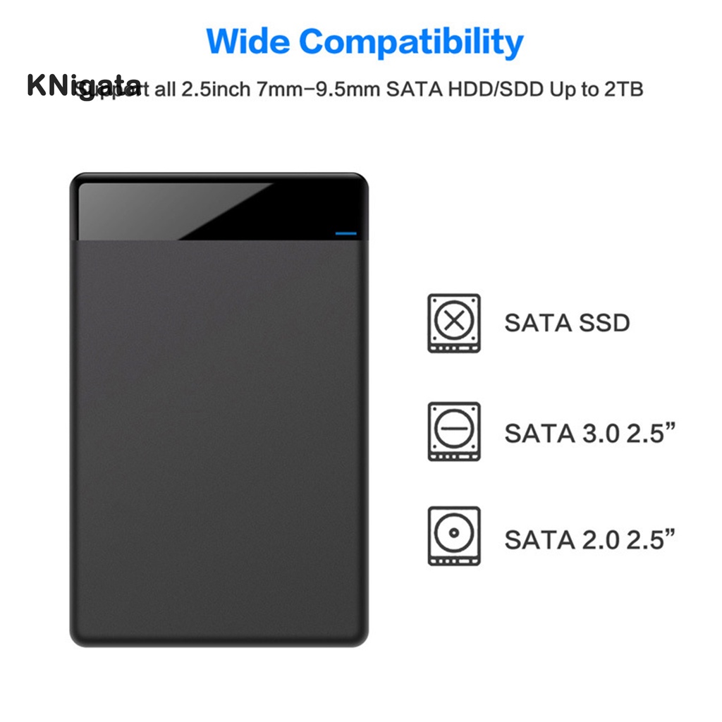 Hộp Đựng Ổ Cứng Ngoài 2.5inch Sata Usb 3.0 Cỡ Nhỏ Tiện Dụng | BigBuy360 - bigbuy360.vn