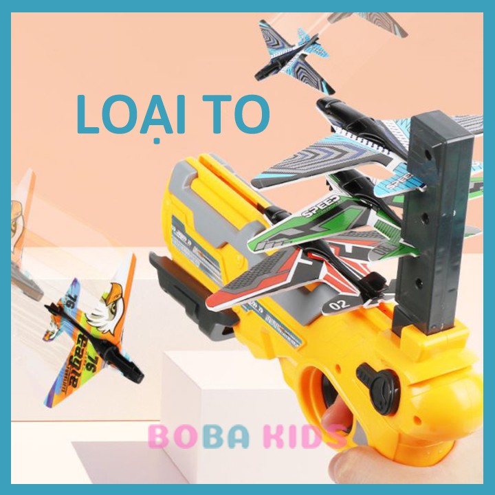 Súng Bắn Máy Bay đồ chơi trẻ em - 4 tầng cỡ Lớn, bay xa 4-8m - Đồ chơi ngoài trời HOT 2021