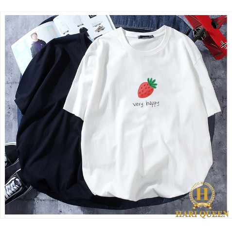 [FREE SHIP ĐƠN TỪ 50K] Áo phông quả dâu Very Happy HARI0420 1