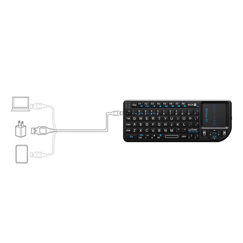 Bàn PhíM TíCh HợP ChuộT CảM ỨNg Không Dây 2.4Ghz Cho Windows / PC