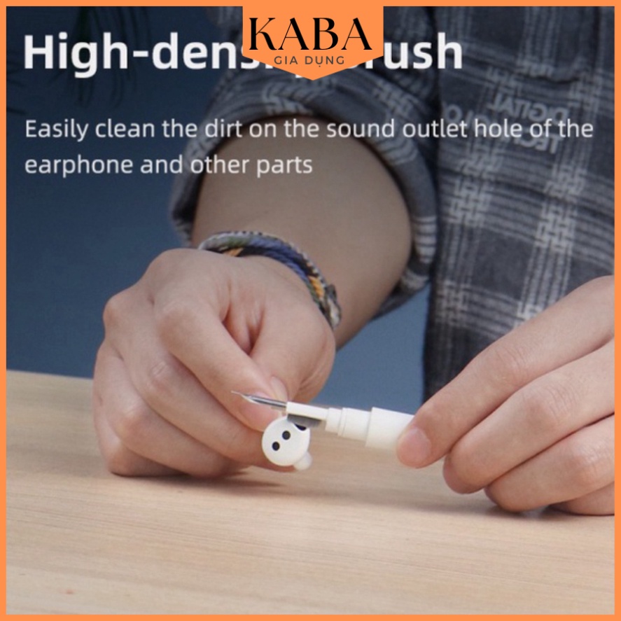 bộ vê sinh tai nghe airpod cọ vệ sinh airpods bluetooth không dây thông minh dành cho Airpods 1 2 3 Pro KABA