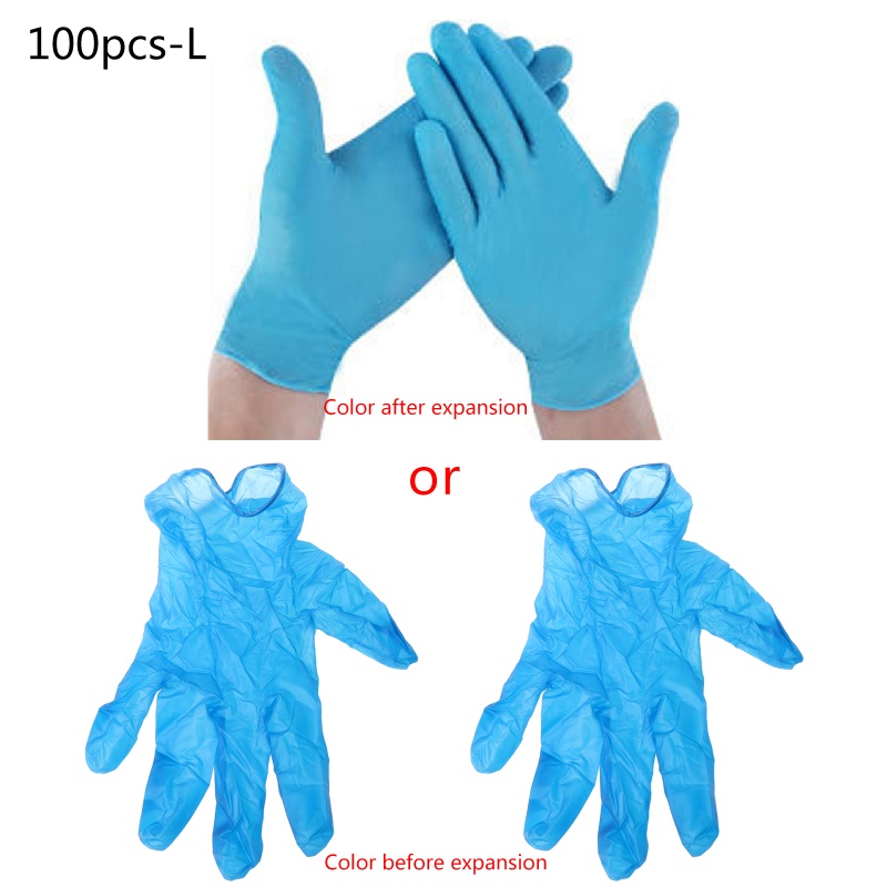 Găng Tay Cao Su Nitrile Dùng Một Lần Chống Thấm Nước An Toàn Đa Ứng Dụng