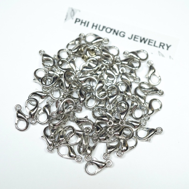10 cái móc khoá càng cua 10-12-14-16mm làm trang sức handmade