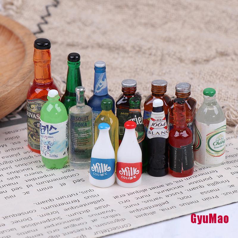 Set 5 Bình Nước Mini Tỉ Lệ 1:12 Trang Trí Nhà Búp Bê