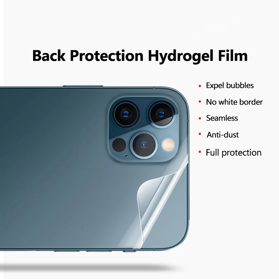 Miếng dán dẻo PPF mặt lưng thích hợp cho iPhone 15 Pro Max 14 13 12 11 Pro Max 13 Mini X XR XS Max 6 7 8 15 Plus SE 2020