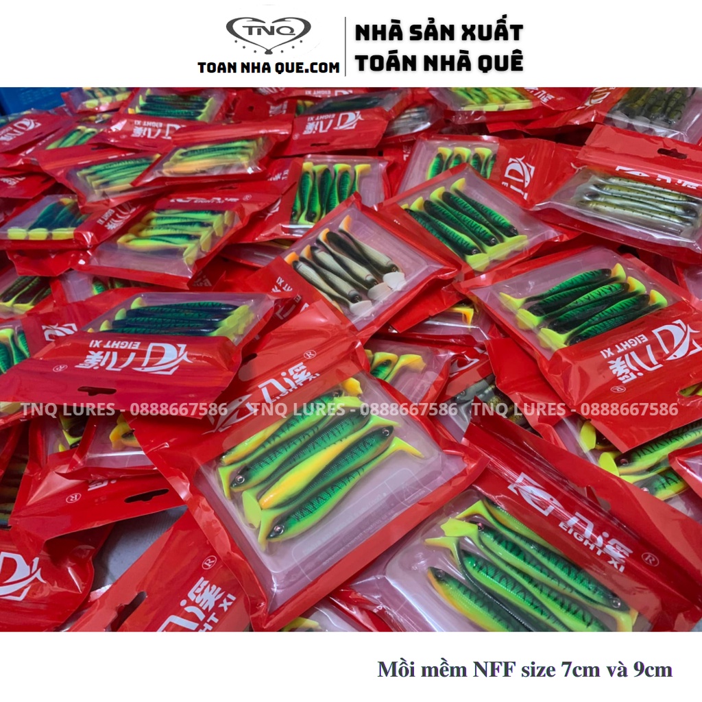 Mồi mềm NFF câu lure cá lóc - [ TNQ LURES - TOÁN NHÀ QUÊ ]