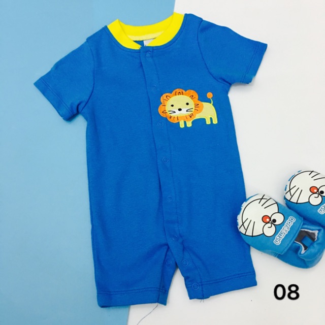 Bộ body 3M cài cúc cho bé trai bé gái 3 tháng tuổi