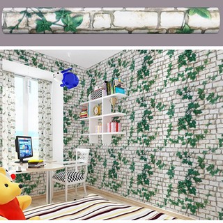 10m Giấy Dán Tường Có Sẵn Keo Mẫu Dây Leo (10m x 45cm)