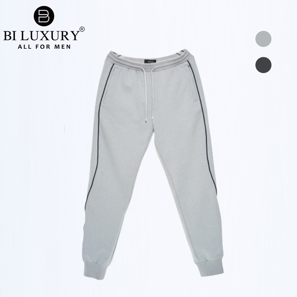 [Mã FAMALLT5 giảm 15% đơn 150K] Quần thể thao nam Biluxury 4QNIT010 chất nỉ ấm áp vải mềm mịn