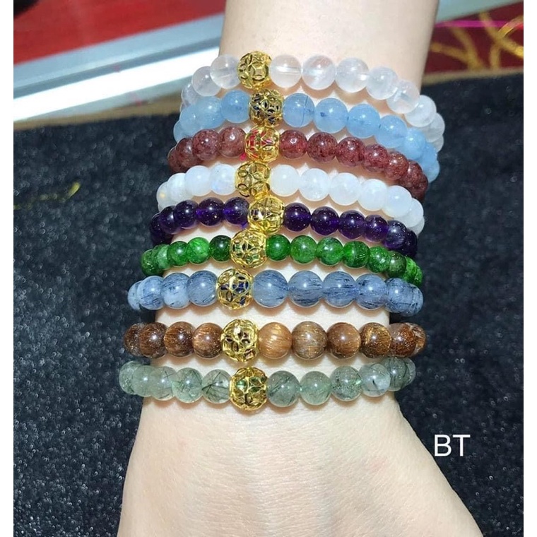 Charm cầu kim tien vàngtây10kk 6li, 8li, 10li dùng mix vòng hoặc mặt dây chuyền