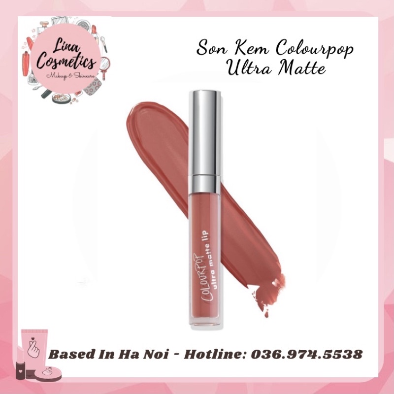 Son kem lì Colourpop Ultra Matte Lips màu Flor Cam Cháy