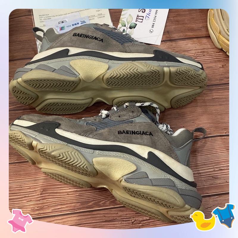 (❤️ Freeship +tặng hộp + quà +bill❤️) giày thể thao nam nữ balen lỗi chữ đế phân tầng hàng cao cấp , tặng hộp