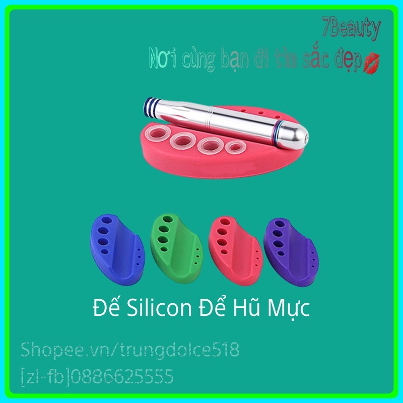 Đế Để Hũ Mực Phun Xăm Silicon Rất Đẹp Mắt☀️