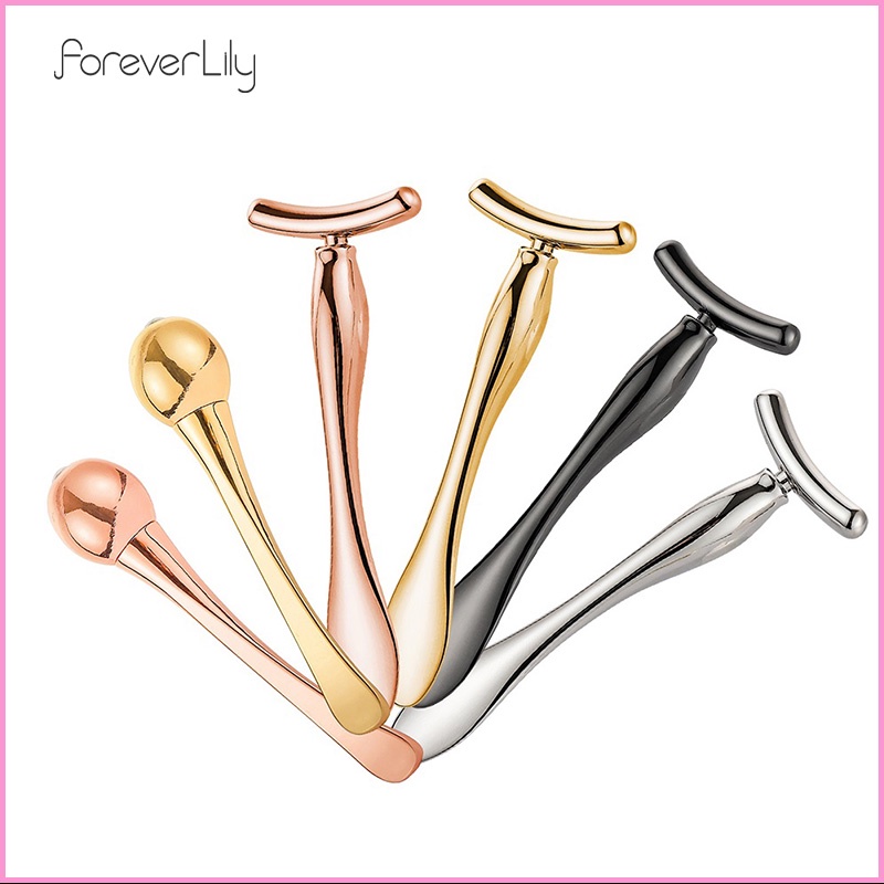 Foreverlily Thanh mát xa mắt hình chữ T mini chống quầng thâm chăm sóc da