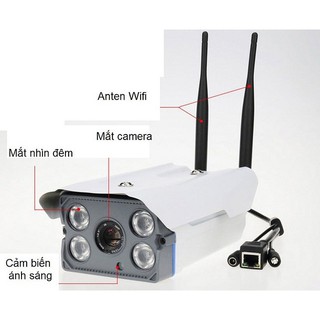 Camera IP Yoosee HD ngoài trời 2 ăng ten