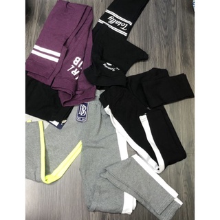 Quần legging nỉ da cá và cotton len link 1