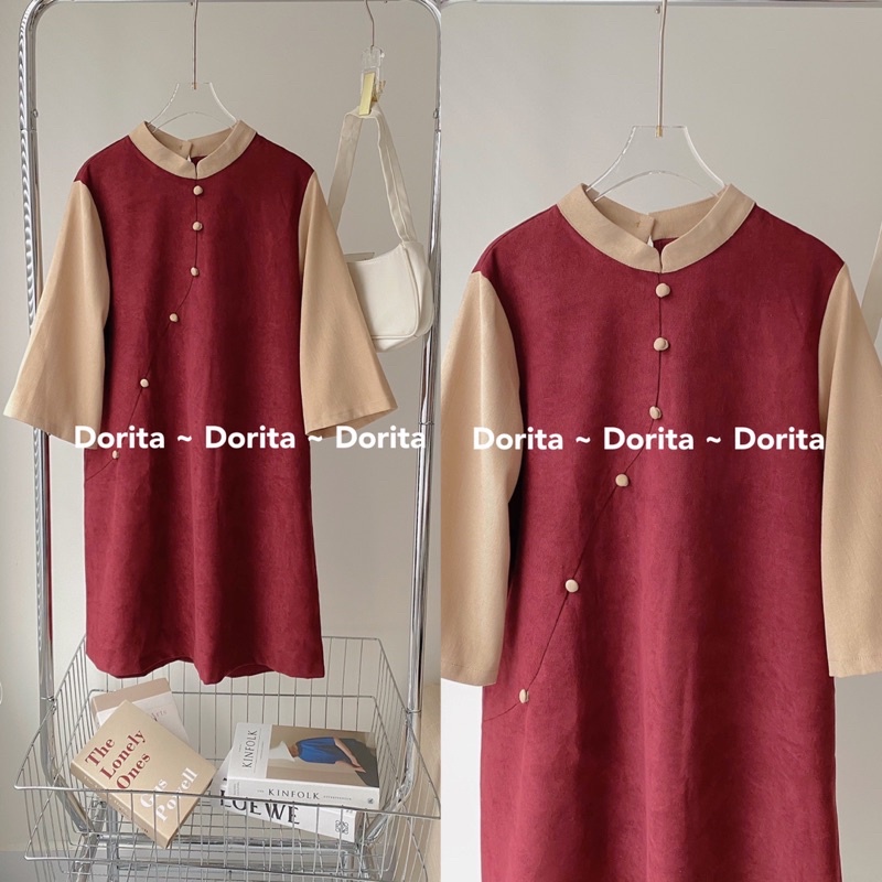 Áo dài cách tân cúc ngọc 2022, Áo dài Tết CiCi - Dorita Boutique