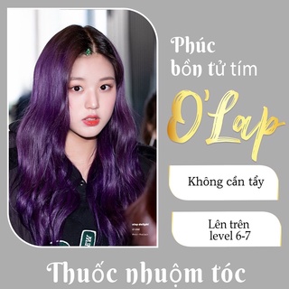 Thuốc nhuộm tóc phúc bồn tử tím không tẩy tại nhà giá rẻ chính hãng OLAP OL56