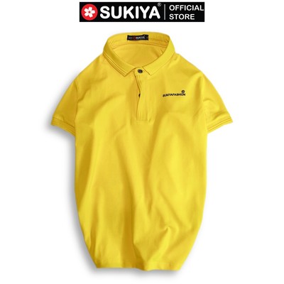 Áo Polo Nam SUKIYA 5 Màu Chất Liệu Cotton Siêu Bền Màu, Co Giãn Tốt AT06