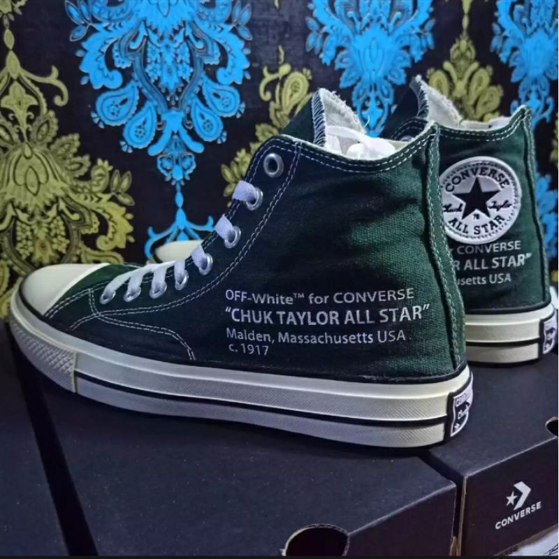 Giày Thể Thao Converse_70S_All Màu Xanh Lá Chất Lượng Cao Cho Nam