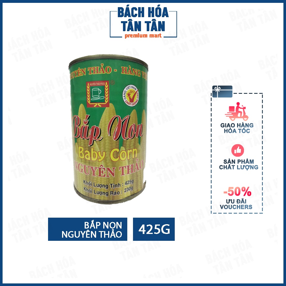 Bắp non Nguyên Thảo, hộp 425G