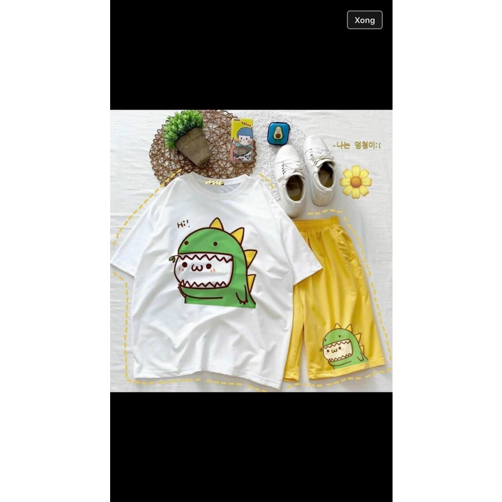 Set bộ mặc nhà ngố cute nhiều màu siêu dễ thương freesize dưới 55kg PC50