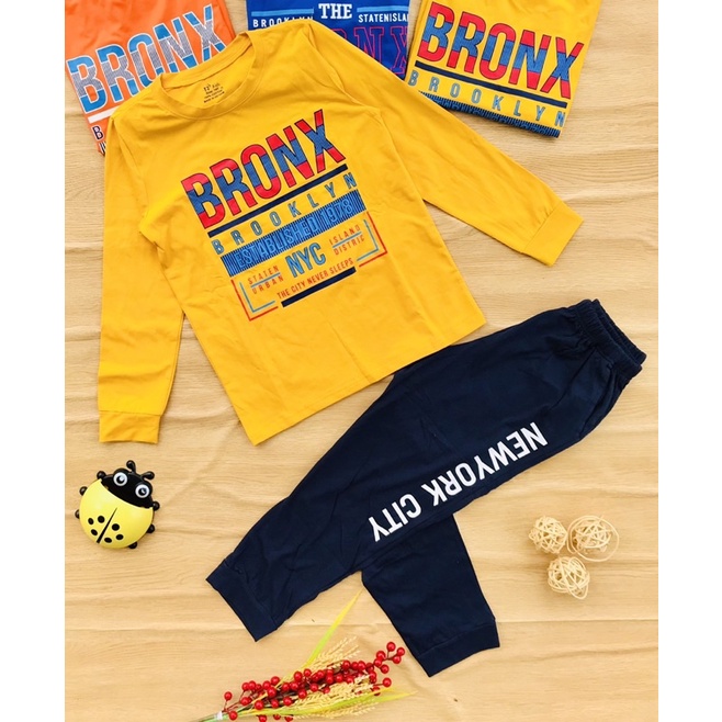 🚗 Bộ dài tay cotton hàng shop bé trai từ 35-60kg