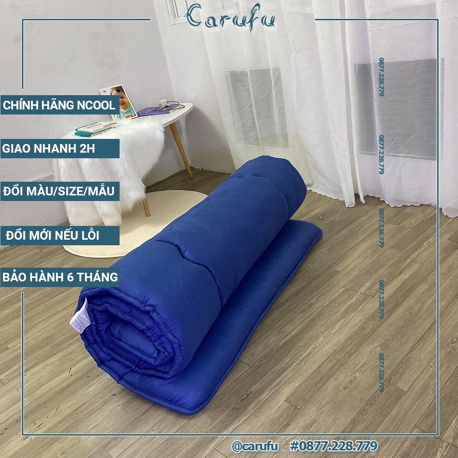 Nệm gấp 3 giá rẻ CARUFU 1m 1m2 1m4 1m6 1m8 Dài 2m | Dày 10cm và 7cm