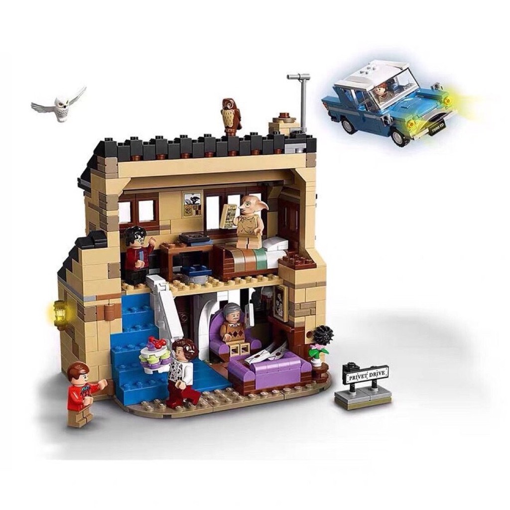 Bộ đồ chơi Lắp ráp harry potter 80002 Ngôi nhà số 4 đường Drivet Drive trong Harry Potter