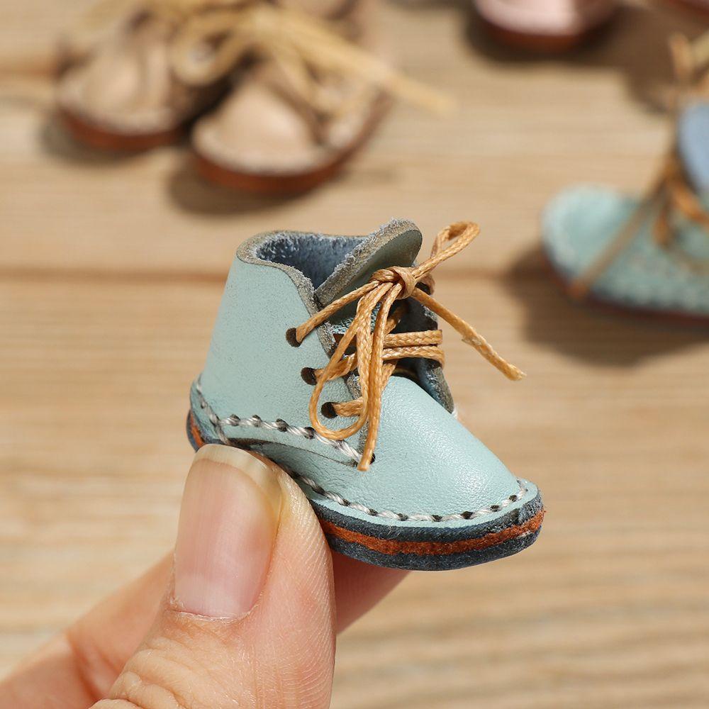 RAINBOW Giày Boot Thắt Dây Thời Trang Dành Cho Búp Bê