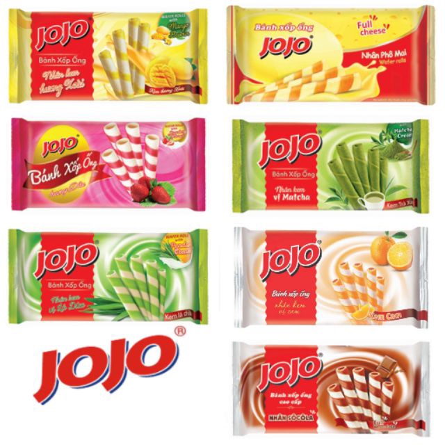 Bánh xốp ống JOJO Hộp 125g