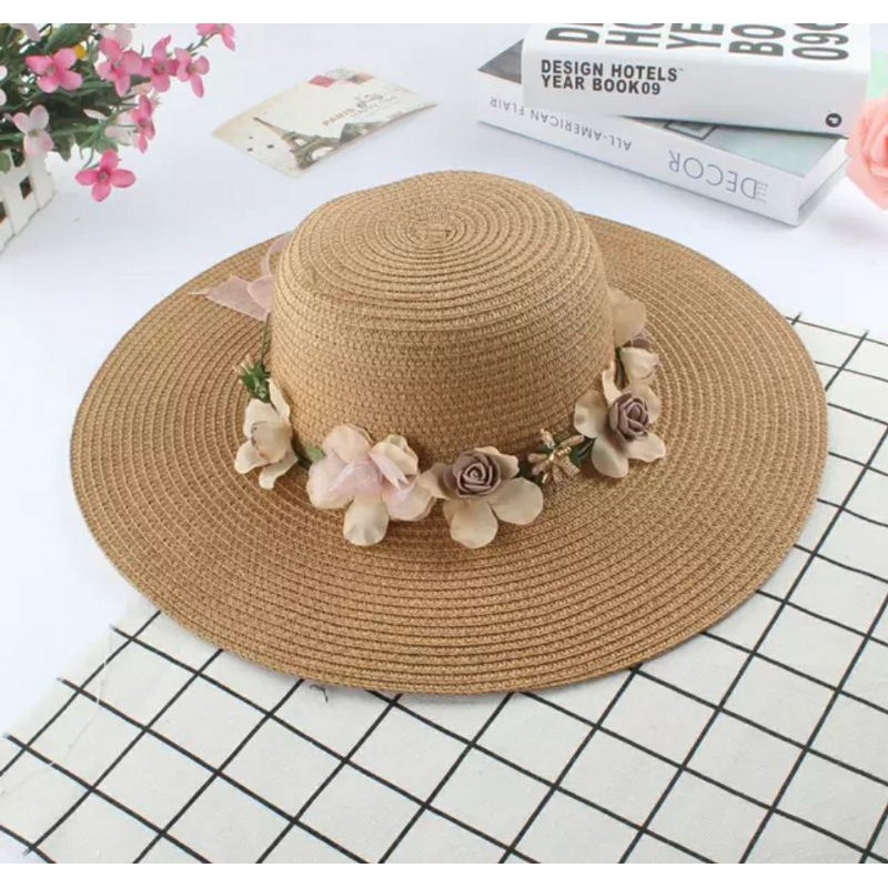 Nón rộng vành đi biển Mũ rộng vành đi biển Nón cói đi biển Mũ đi biển đẹp Nón chống nắng Mũ chống nắng UV